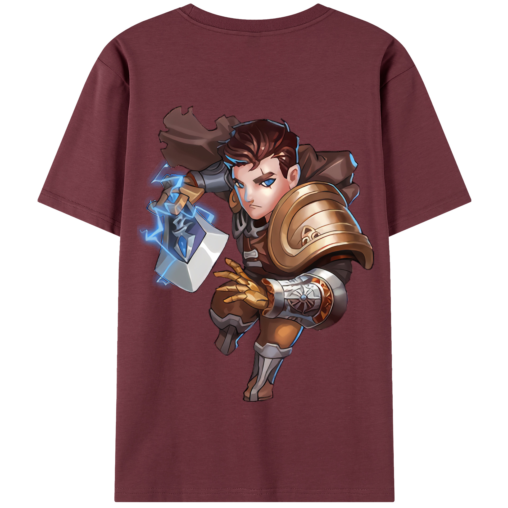 リーグ・オブ・レジェンド League of Legends LOL 綿100％半袖Tシャツ（背面プリント）